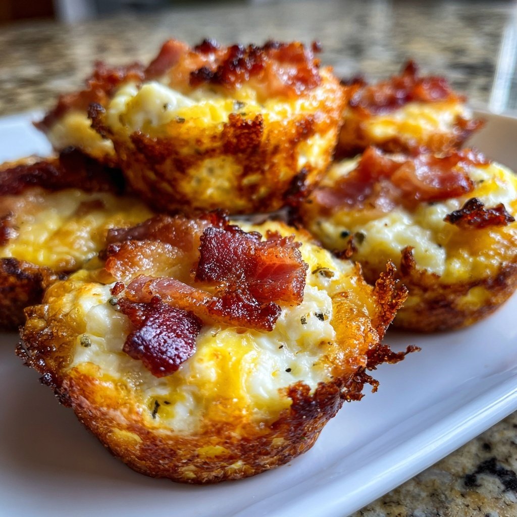 Keto Bacon And Egg Breakfast Cups