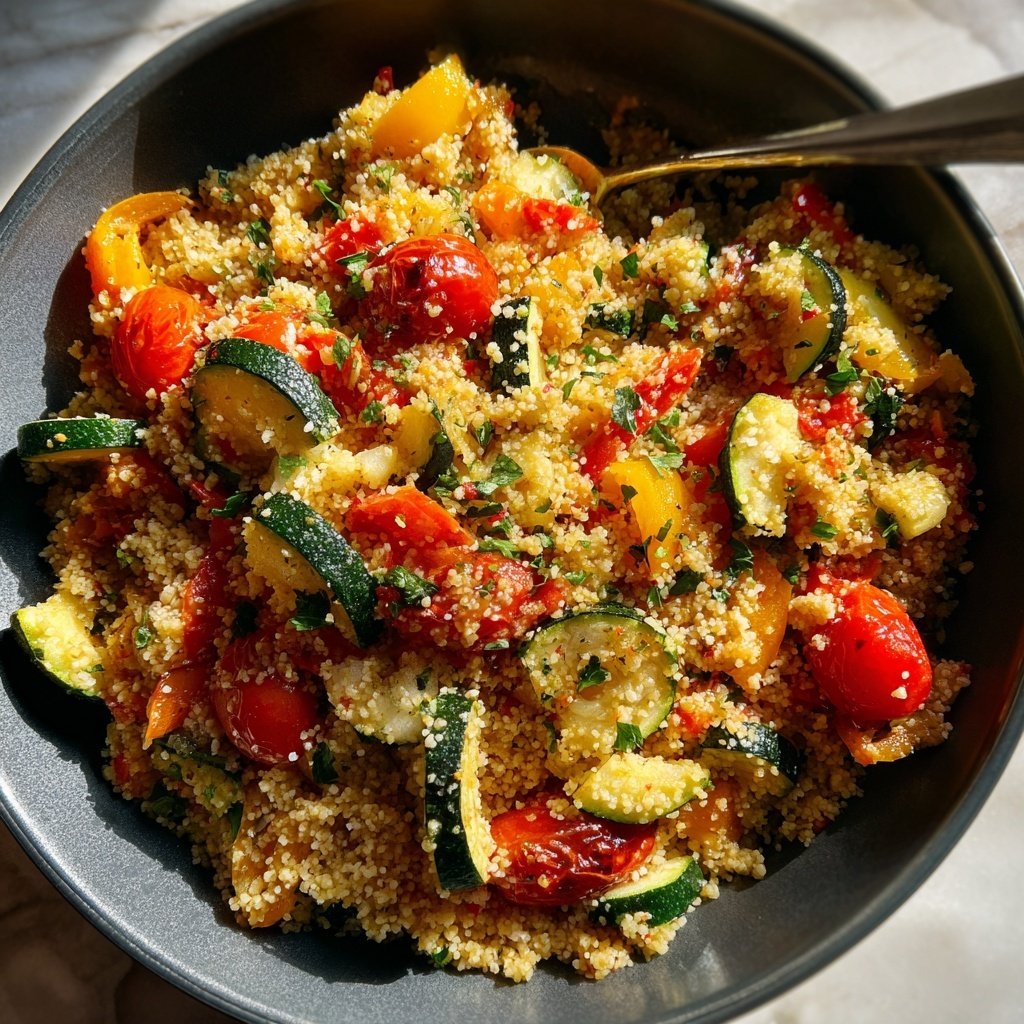 Herb Roasted Veggie Couscous
