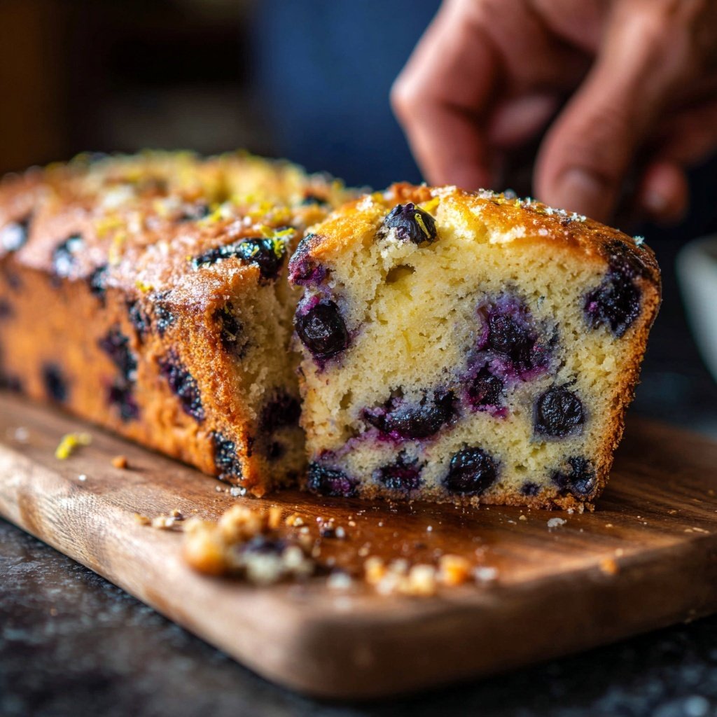 Lemon Blueberry Rustic Bread