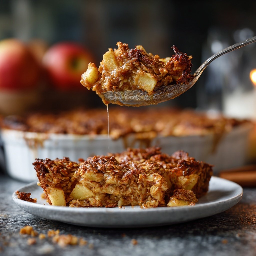 Apple Cinnamon Baked Oats