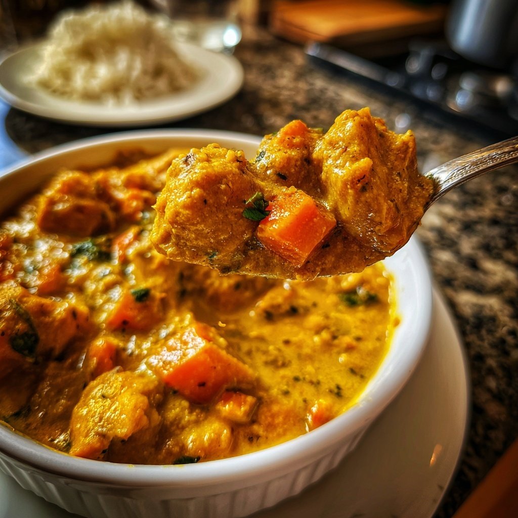 Healthy Crockpot Vegetable Korma