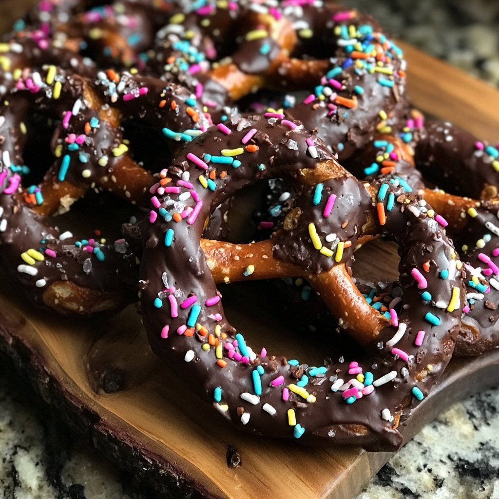 Chocolate Dipped Pretzels