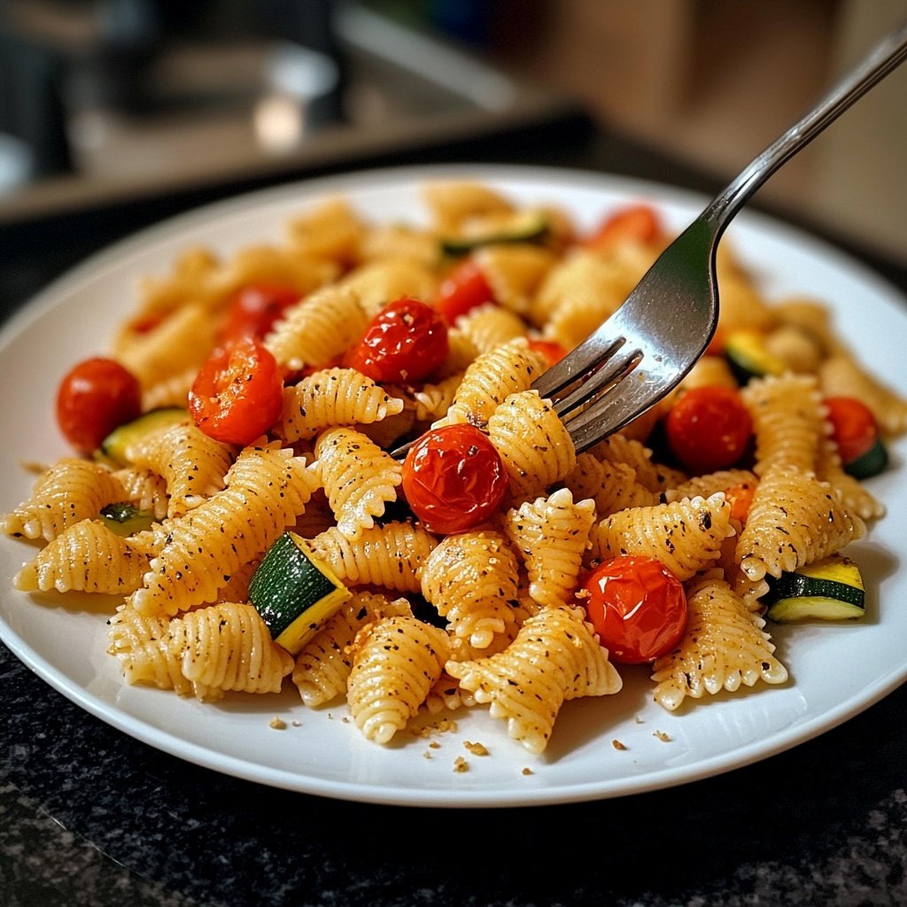 Valentine Dinner Roasted Veggie Pasta