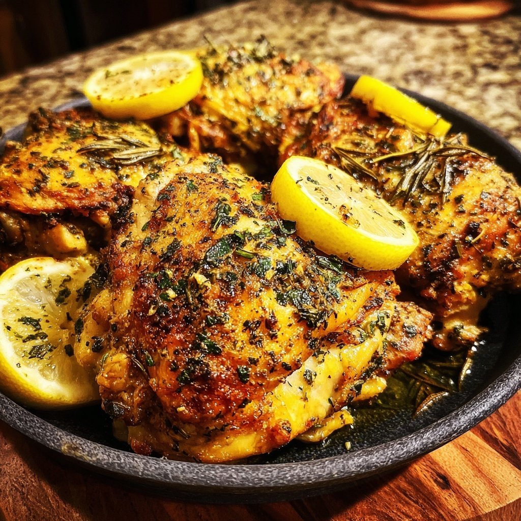 Mediterranean Baked Chicken Thighs