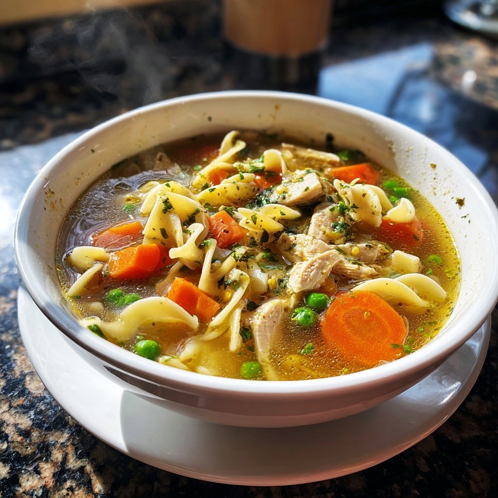 Spring Chicken Noodle Soup