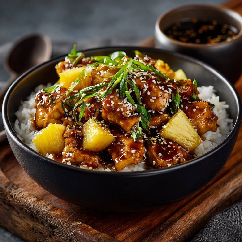 Pineapple Teriyaki Chicken Bowl