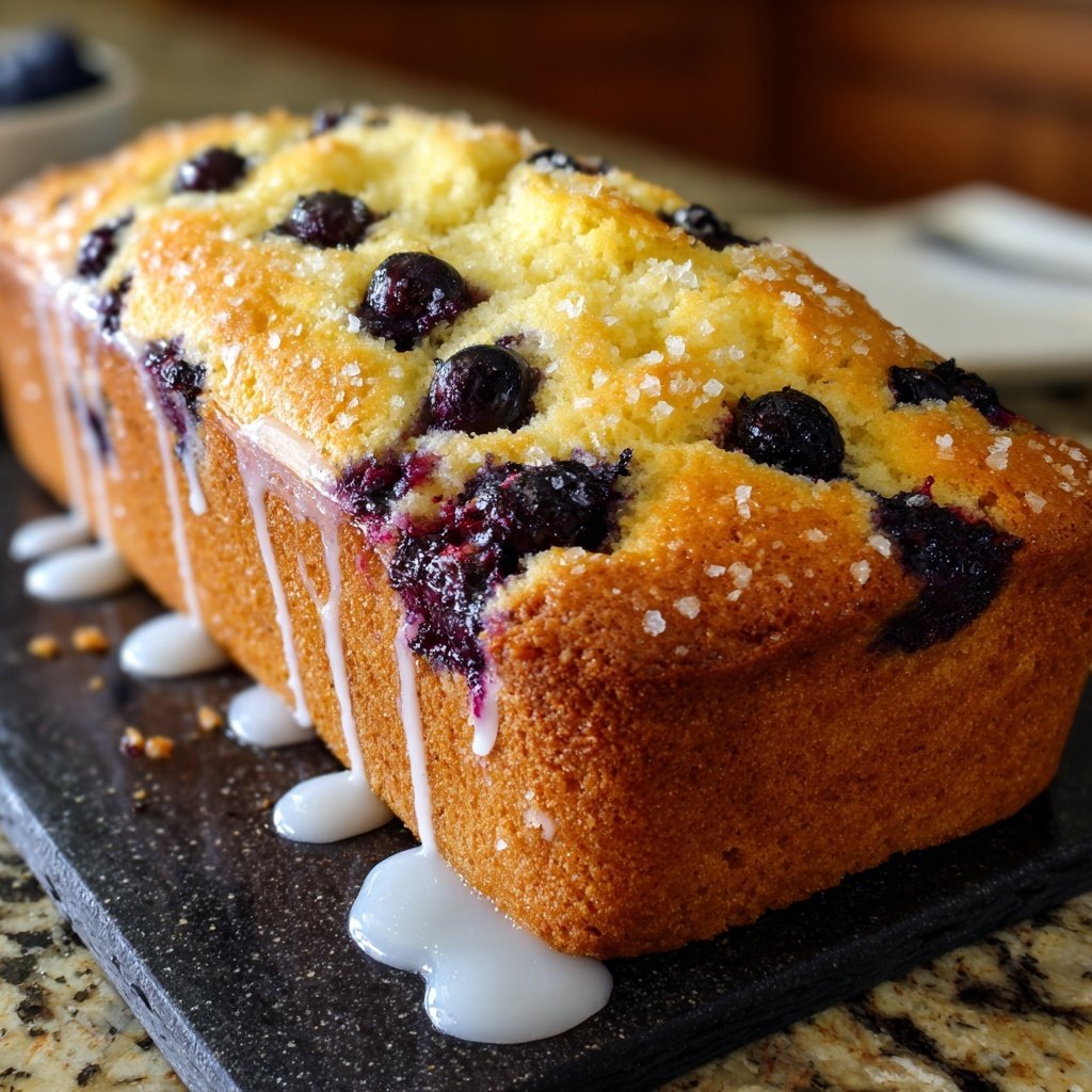 Lemon Blueberry Quick Bread