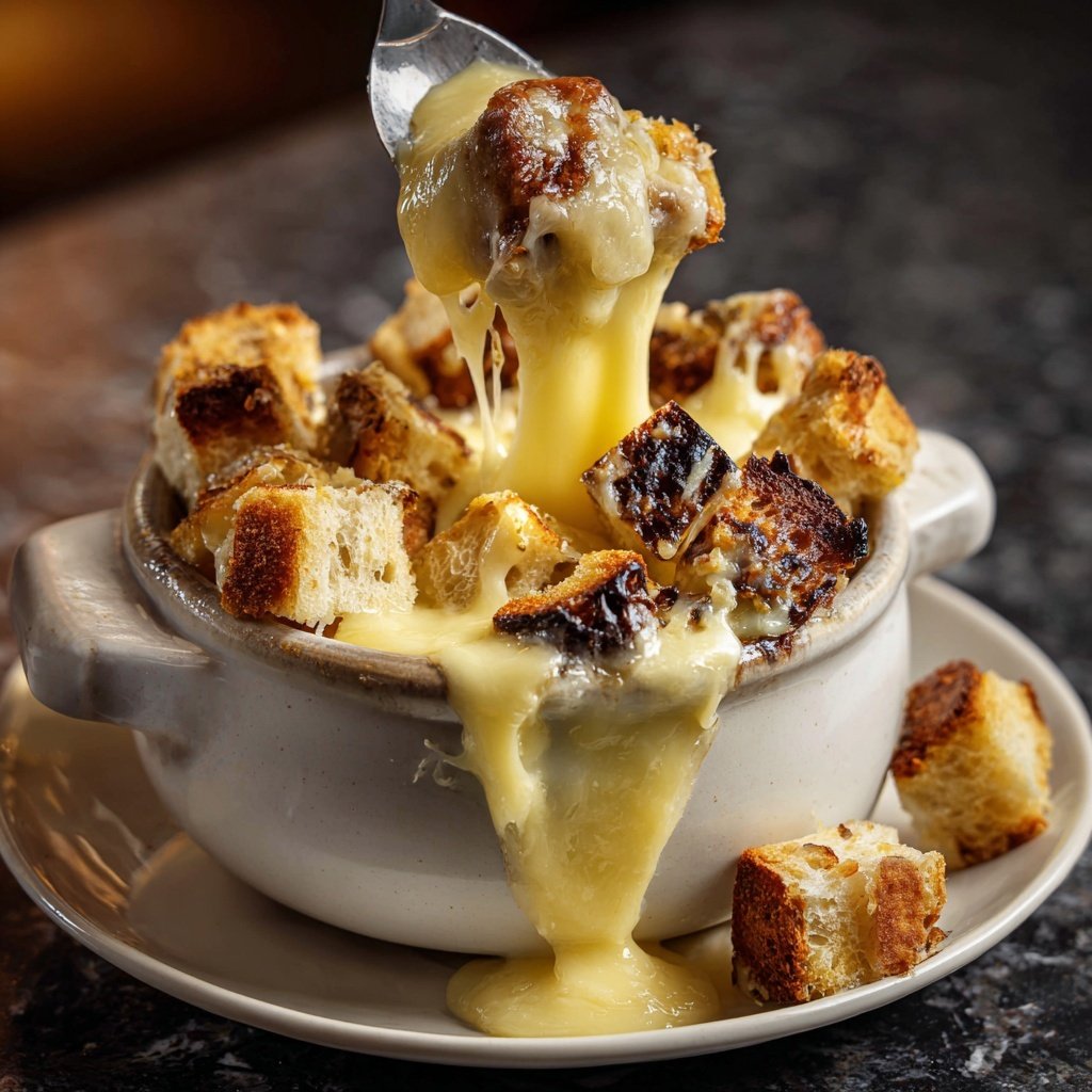 Fondue with Smoked Cheese