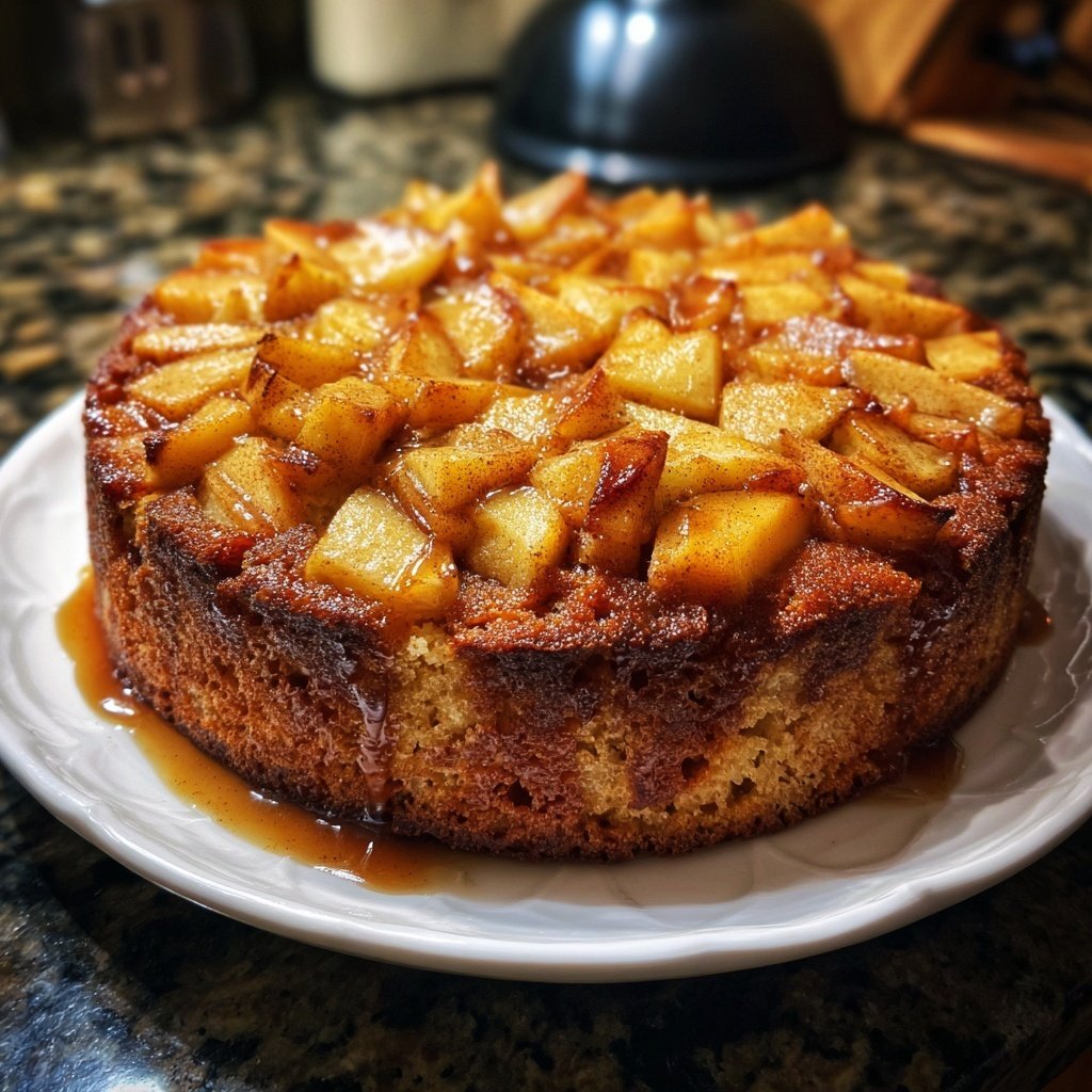 Soft Baked Cinnamon Apple Cake