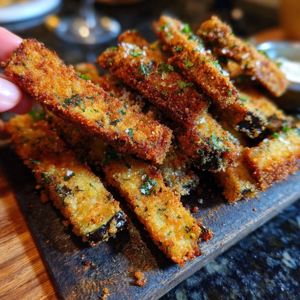 Crispy Eggplant Veggie Fries